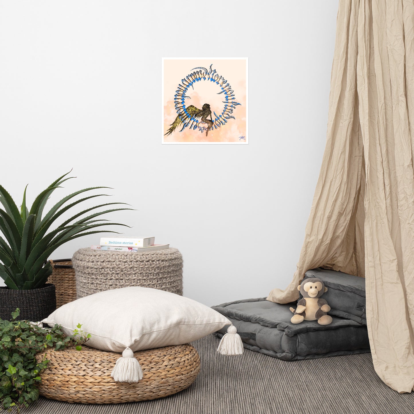 Soraya Calligram Poster
