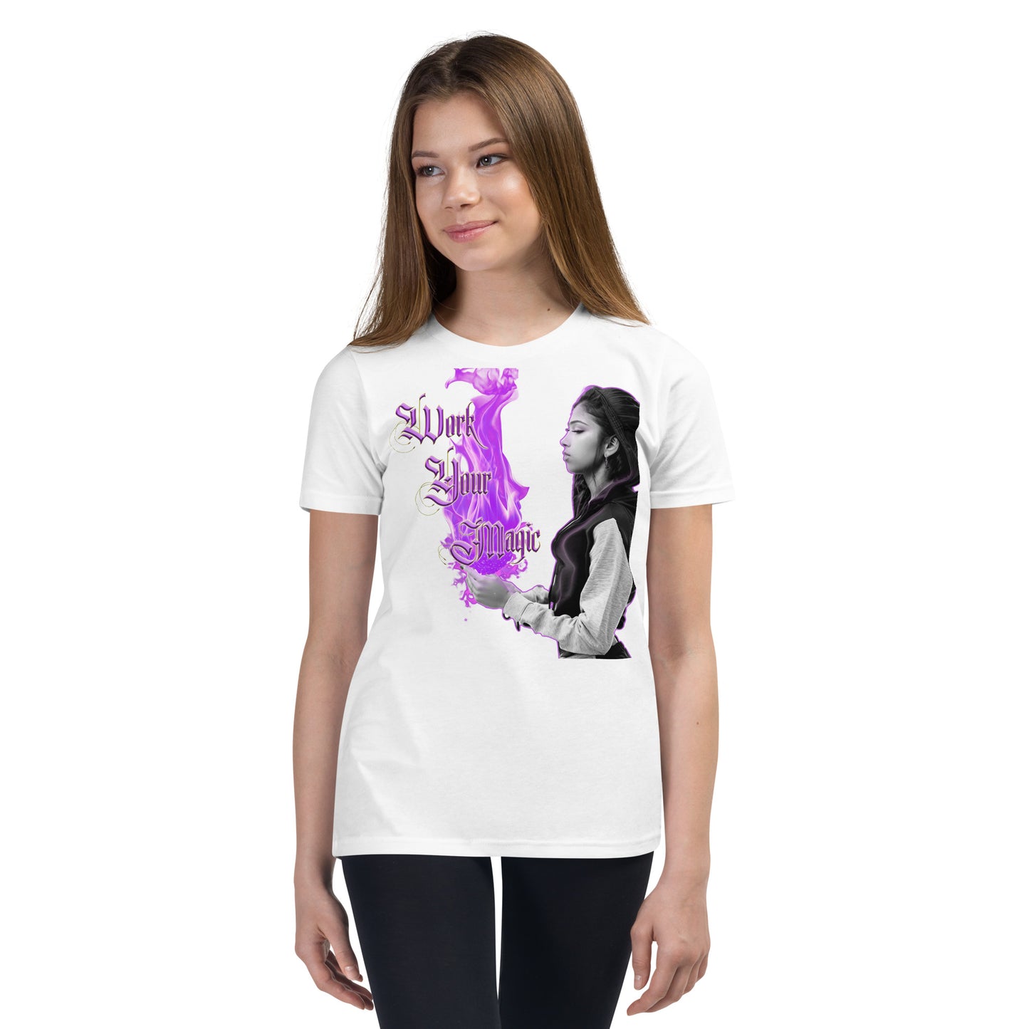 Sisters Destiny: A New Era, "Work Your Magic", Youth Short Sleeve T-Shirt
