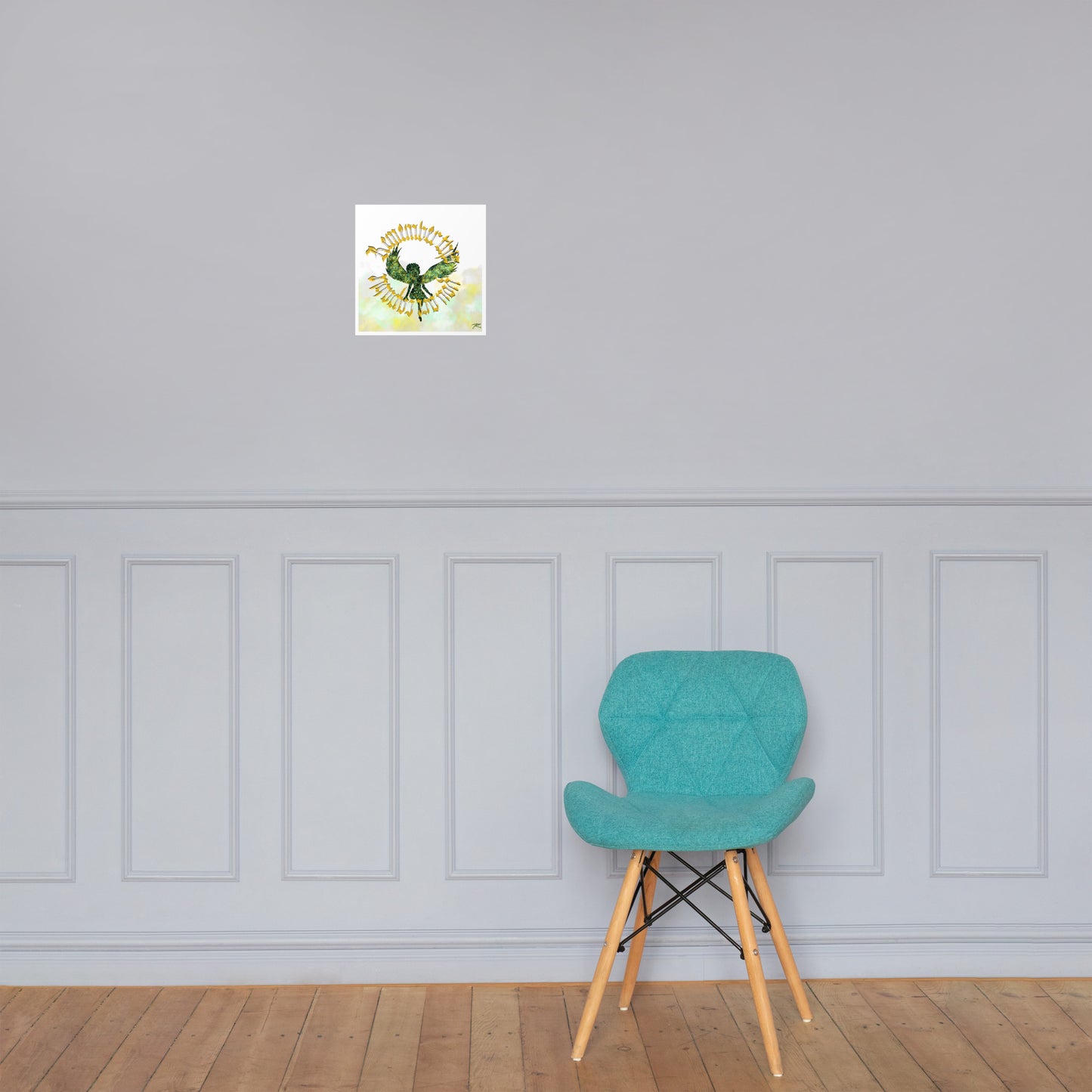 Makeba Calligram Poster