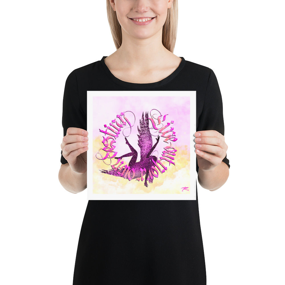 Destiny Calligram Poster