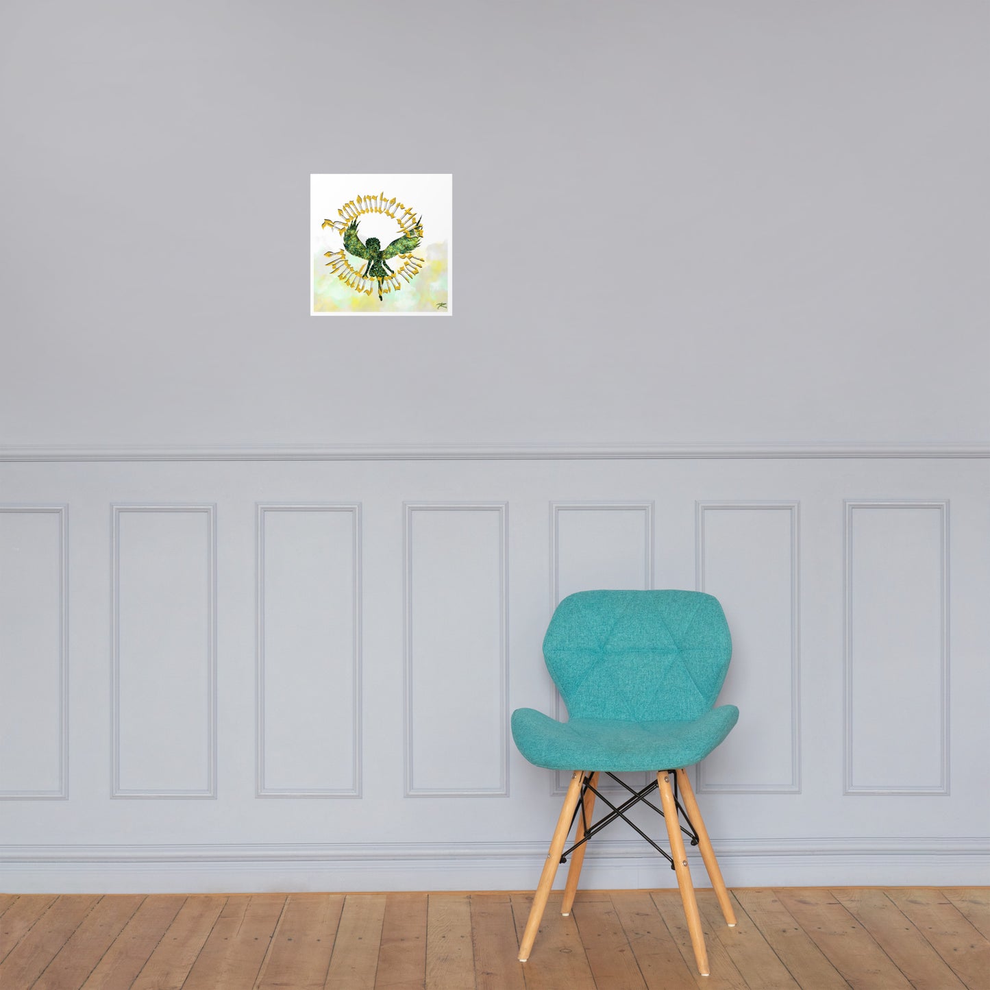 Makeba Calligram Poster