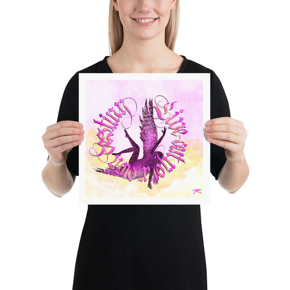 Destiny Calligram Poster