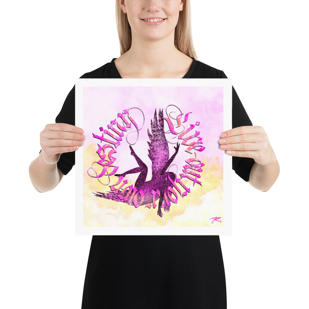 Destiny Calligram Poster