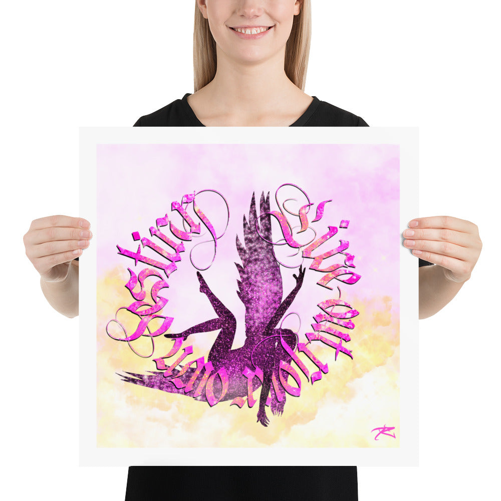 Destiny Calligram Poster