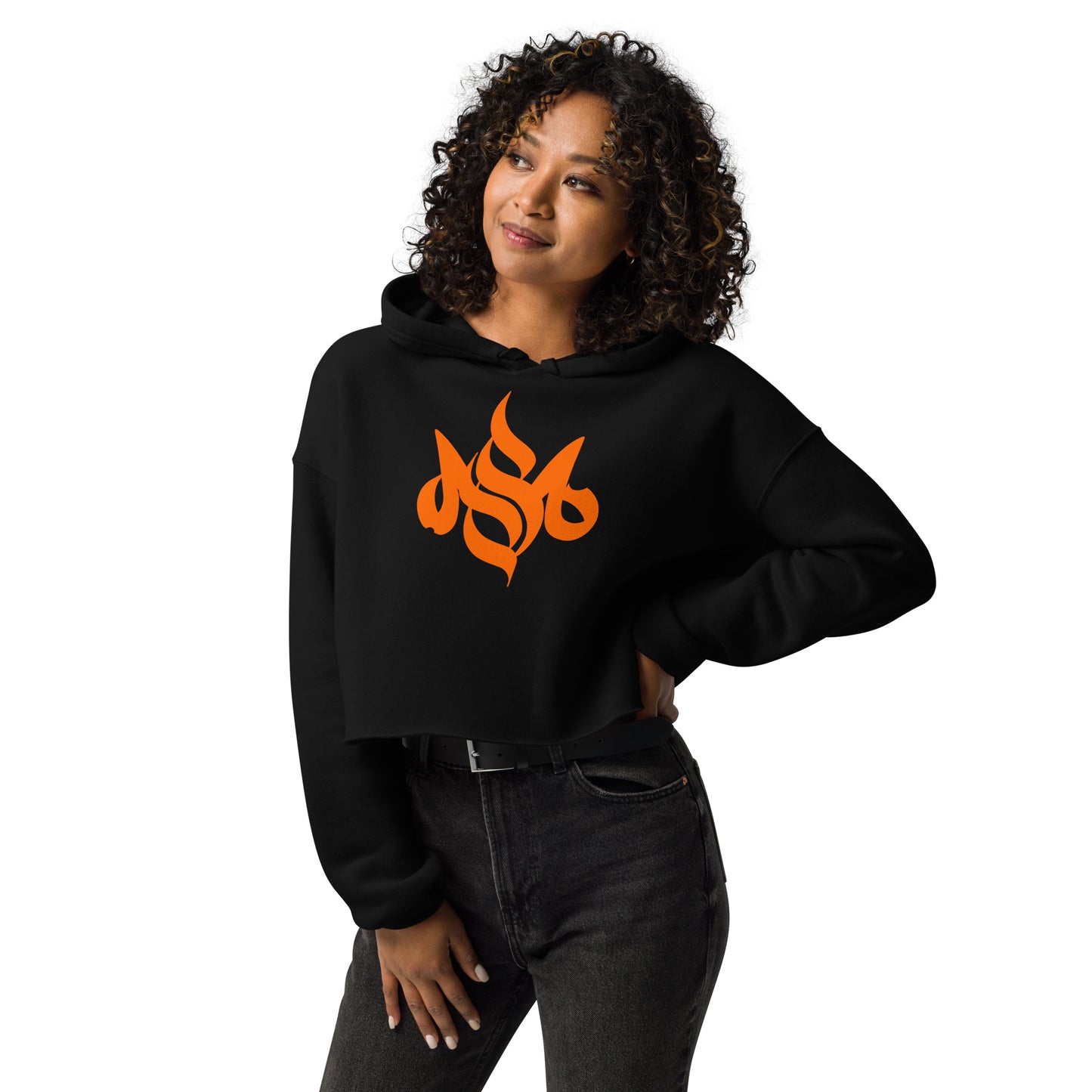 Storm Matrix Blaze Crop Top Hoodie