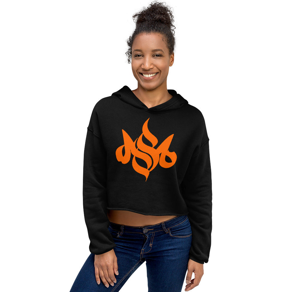 Storm Matrix Blaze Crop Top Hoodie