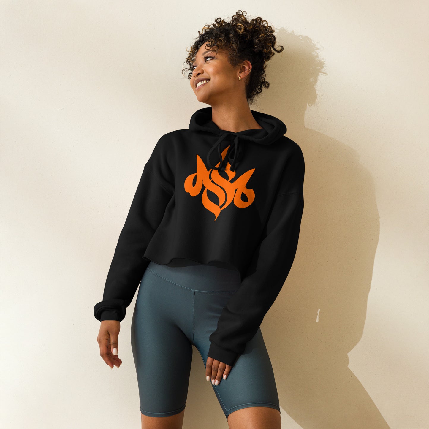 Storm Matrix Blaze Crop Top Hoodie