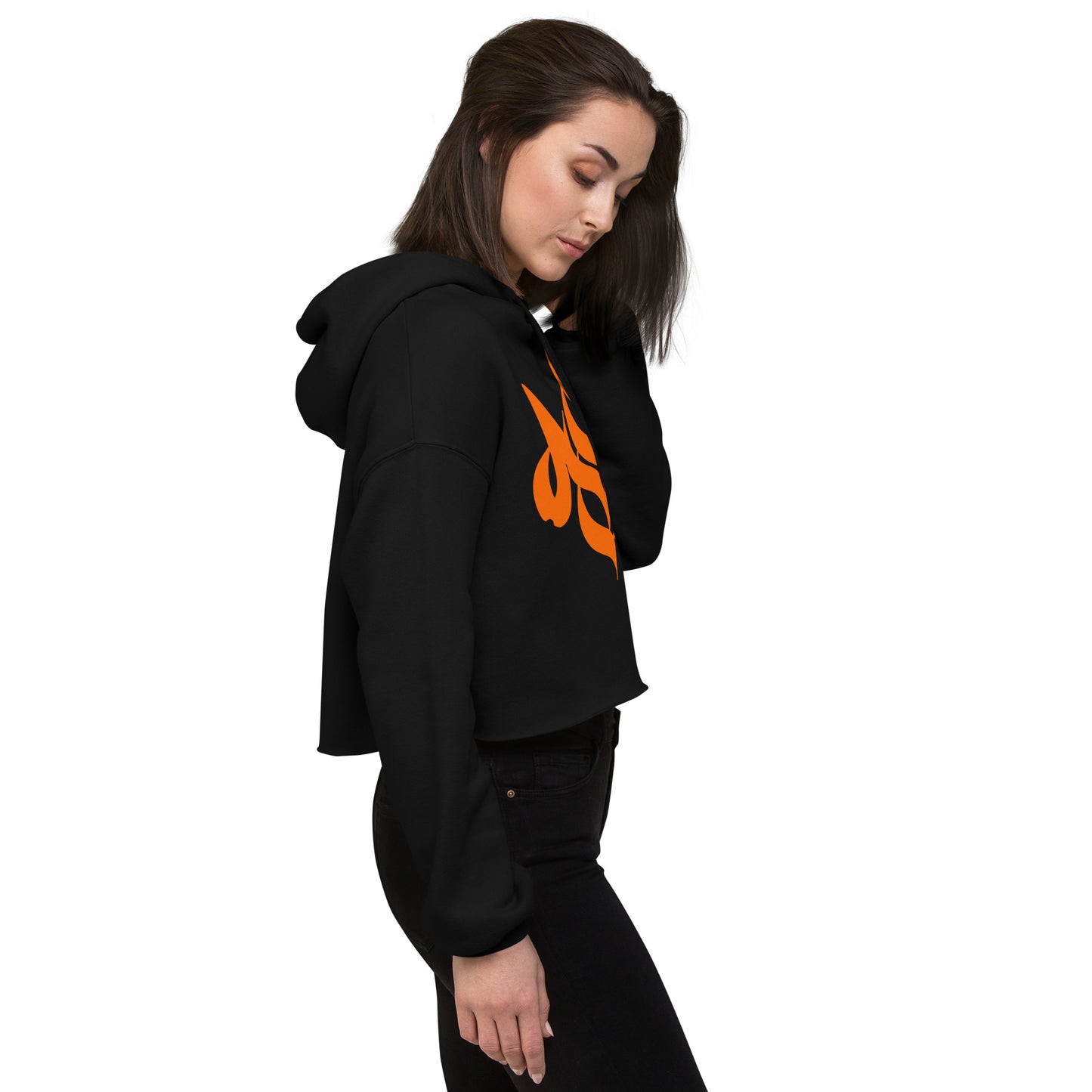 Storm Matrix Blaze Crop Top Hoodie