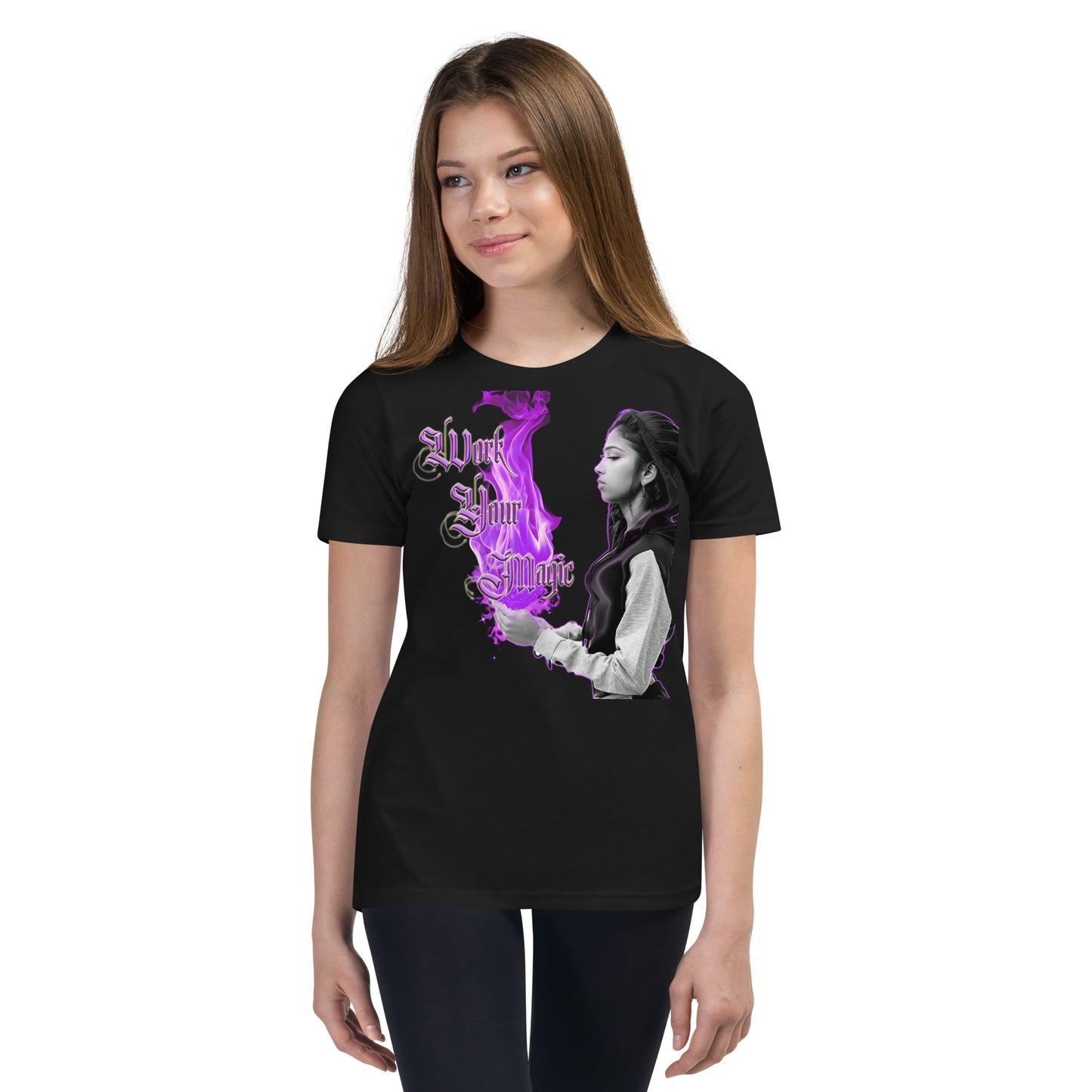 Sisters Destiny: A New Era, "Work Your Magic", Youth Short Sleeve T-Shirt