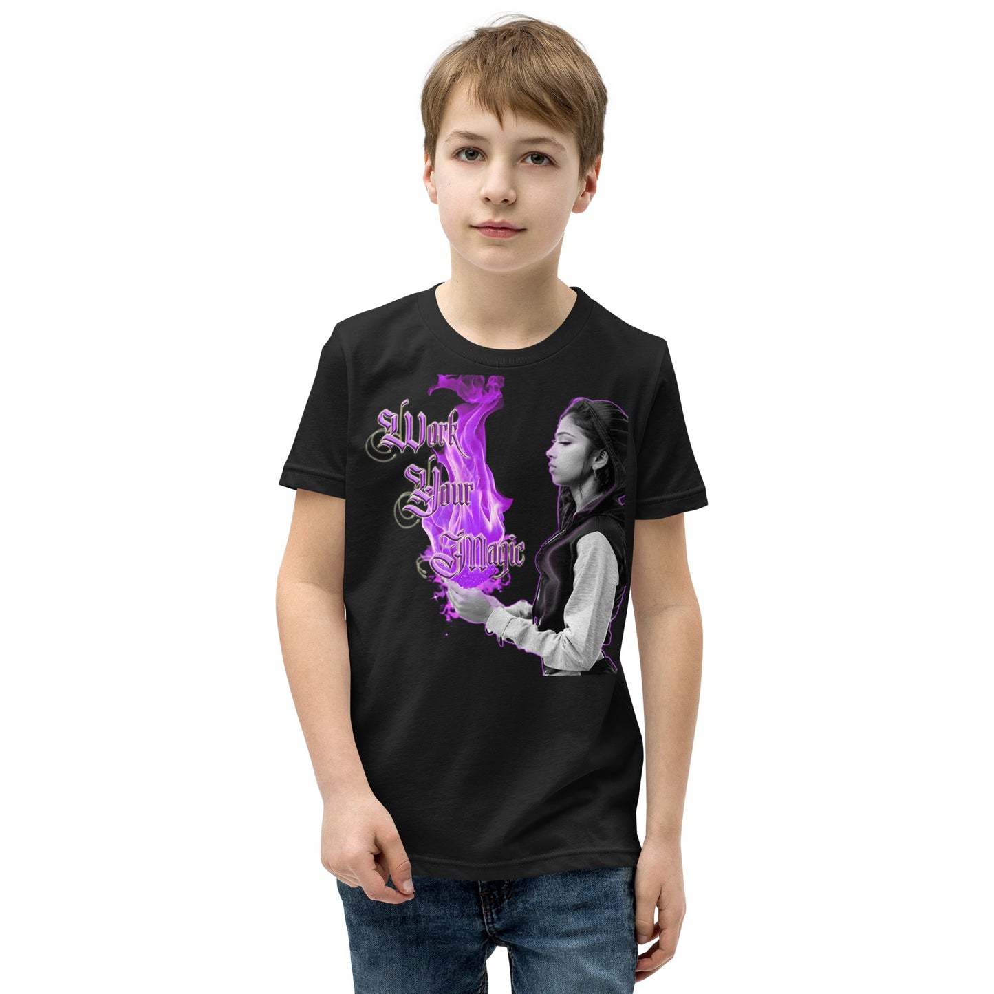 Sisters Destiny: A New Era, "Work Your Magic", Youth Short Sleeve T-Shirt